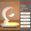 Bluetooth Speaker Bedside Seven-color Atmosphere Small Night Lamp Wireless Charging