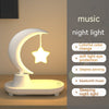 Bluetooth Speaker Bedside Seven-color Atmosphere Small Night Lamp Wireless Charging